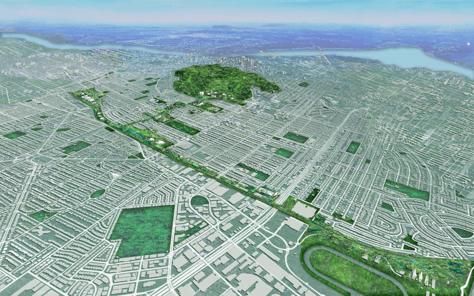 Map of the Darlington Ecological Corridor